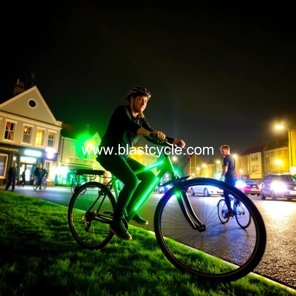 Read more about the article Dundalk turns out for first ever Bike Light event hosted by Green Party councillor
