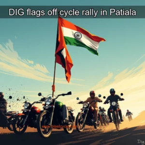 DIG flags off cycle rally in Patiala