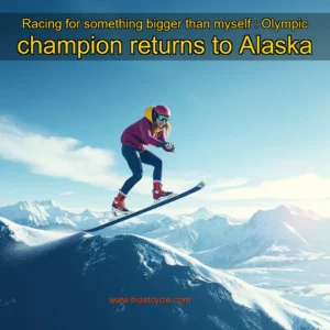 Read more about the article Racing for something bigger than myself : Olympic champion returns to Alaska