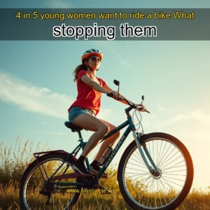Read more about the article 4 in 5 young women want to ride a bike  What stopping them
