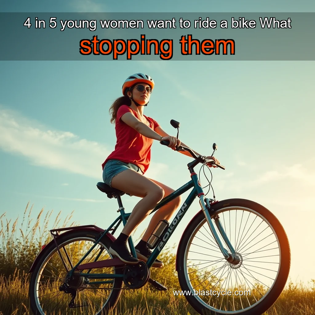 Read more about the article 4 in 5 young women want to ride a bike  What stopping them