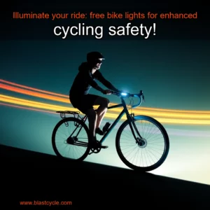 Illuminate your ride: free bike lights for enhanced cycling safety!