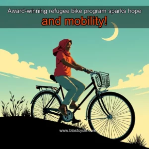 Read more about the article Award-winning refugee bike program sparks hope and mobility!