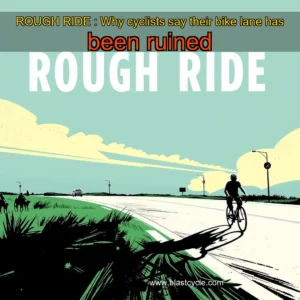 Read more about the article ROUGH RIDE : Why cyclists say their bike lane has been ruined