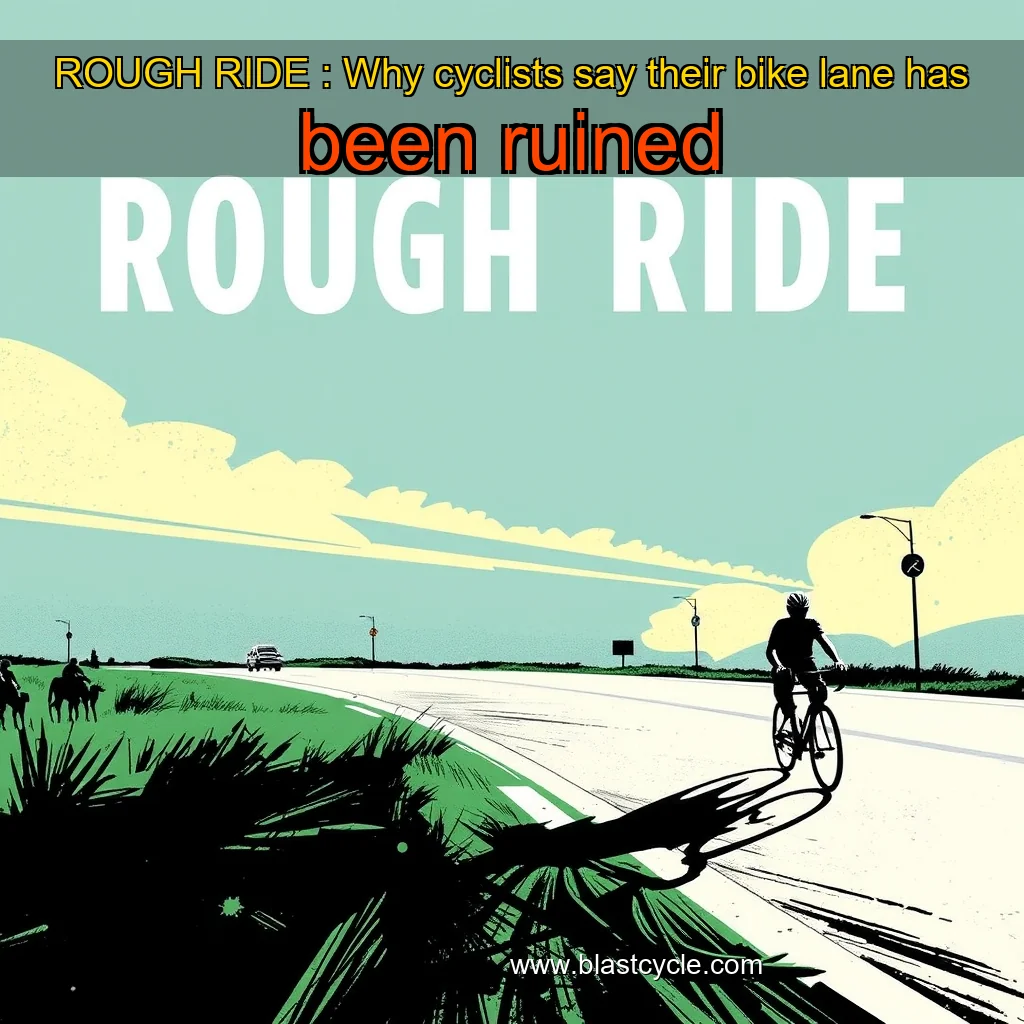 You are currently viewing ROUGH RIDE : Why cyclists say their bike lane has been ruined