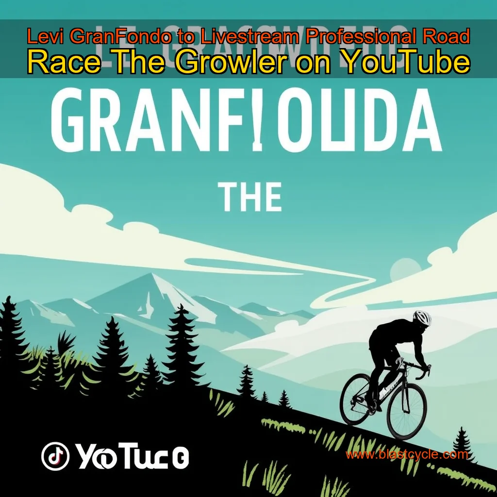 Read more about the article Levi GranFondo to Livestream Professional Road Race The Growler on YouTube