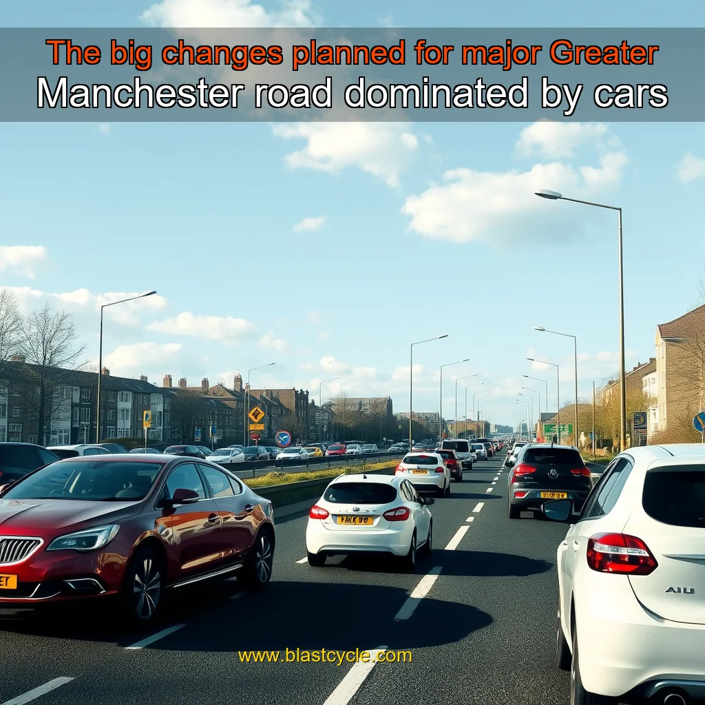 Read more about the article The big changes planned for major Greater Manchester road dominated by cars