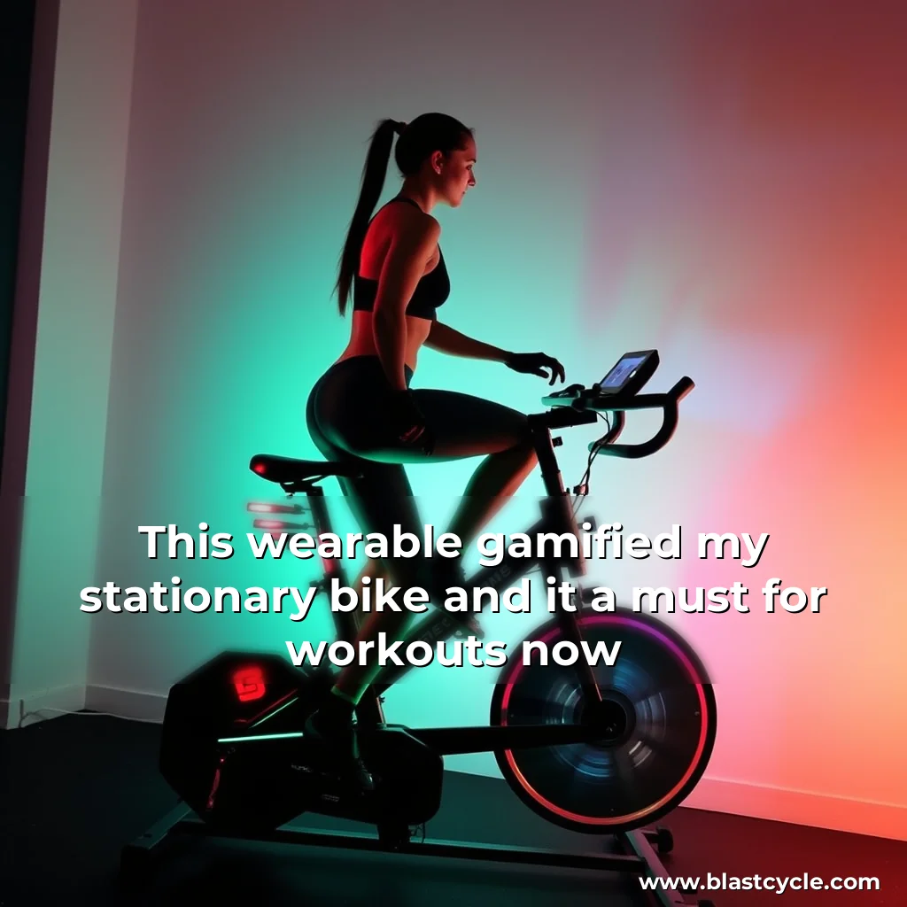 Read more about the article This wearable gamified my stationary bike  and it a must for workouts now