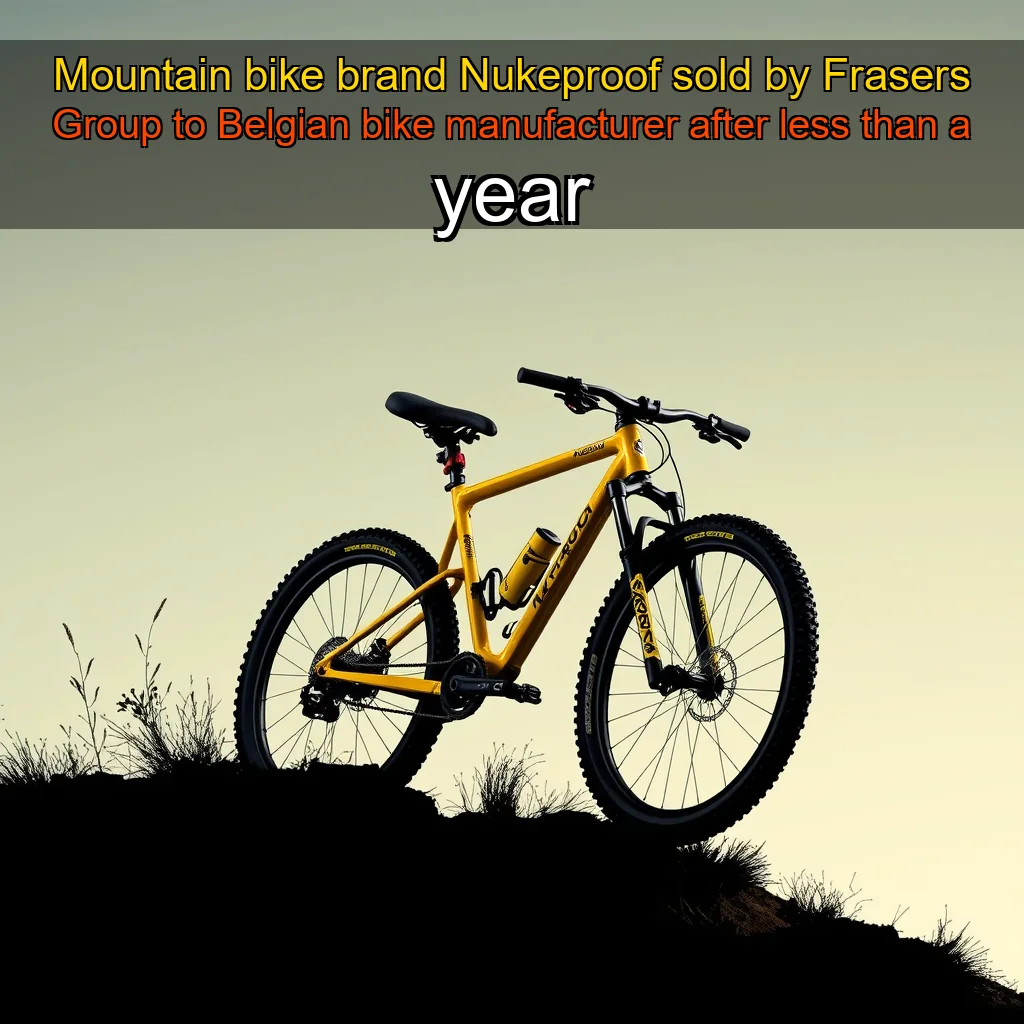 Read more about the article Mountain bike brand Nukeproof sold by Frasers Group to Belgian bike manufacturer after less than a year