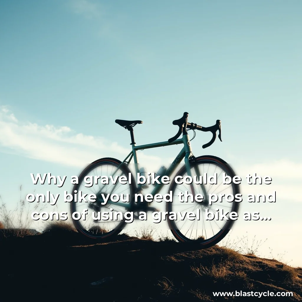 Read more about the article Why a gravel bike could be the only bike you need the pros and cons of using a gravel bike as your only bike