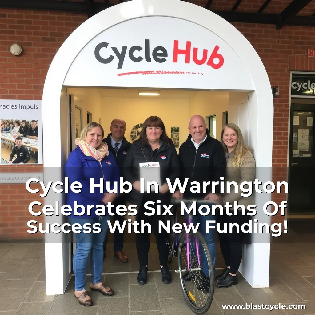 Read more about the article Cycle Hub In Warrington Celebrates Six Months Of Success With New Funding!