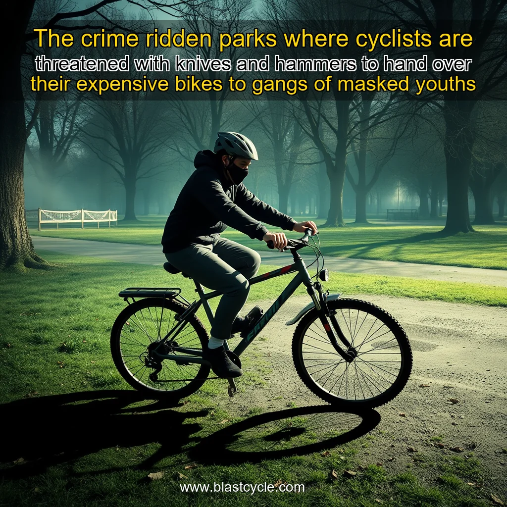 Read more about the article The crime  ridden parks where cyclists are threatened with knives and hammers to hand over their expensive bikes to gangs of masked youths