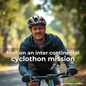 Read more about the article Man on an inter  continental cyclothon mission