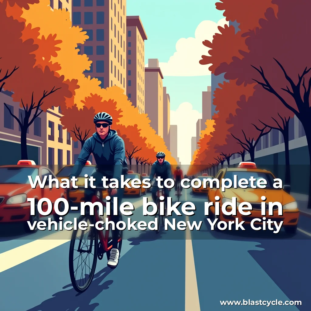 Read more about the article What it takes to complete a 100-mile bike ride in vehicle-choked New York City