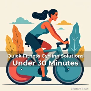 Artistic representation for Quick Fitness Cycling Solutions Under 30 Minutes