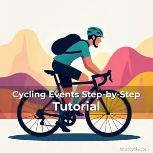 Artistic representation for Cycling Events Step-by-Step Tutorial