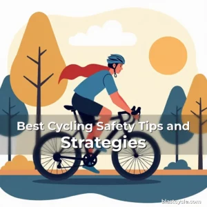 Artistic representation for Best Cycling Safety Tips and Strategies