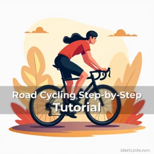 Artistic representation for Road Cycling Step-by-Step Tutorial