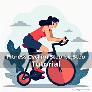Artistic representation for Fitness Cycling Step-by-Step Tutorial