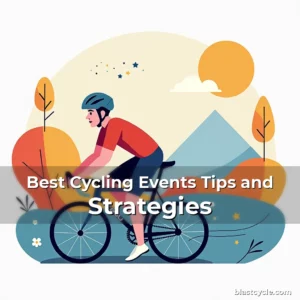 Artistic representation for Best Cycling Events Tips and Strategies
