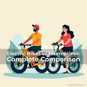 Artistic representation for Electric Bikes vs Alternatives: Complete Comparison