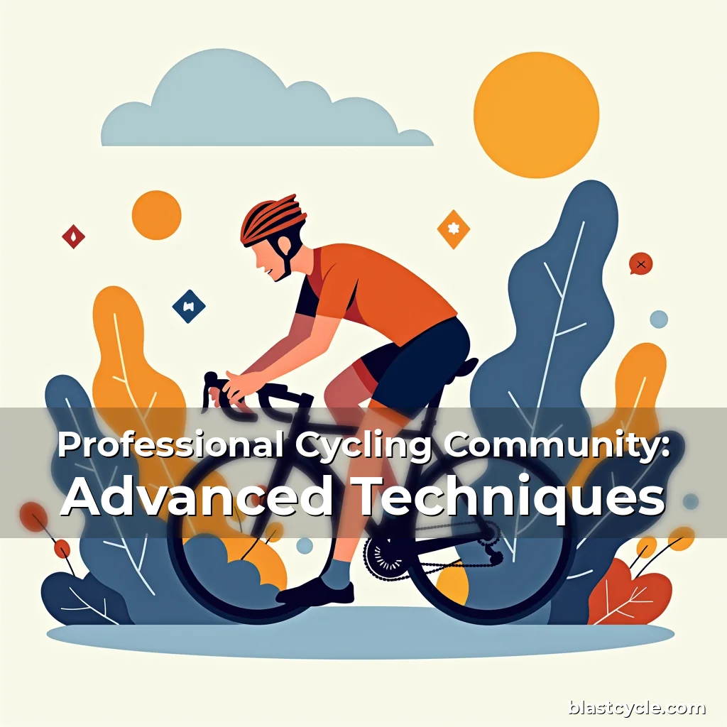 Professional Cycling Community: Advanced Techniques